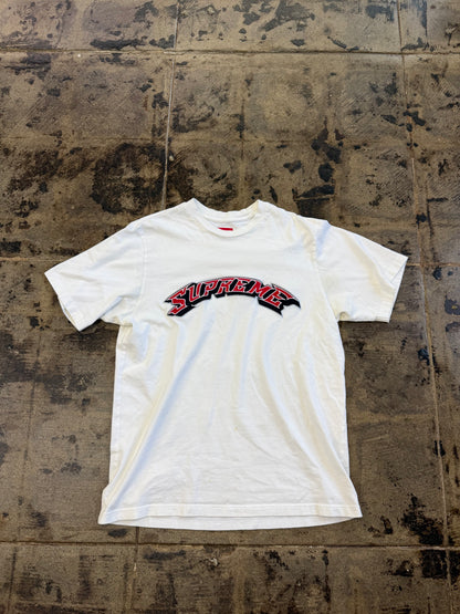 SUPREME WHITE APPLQUE ARC TEE (USED)