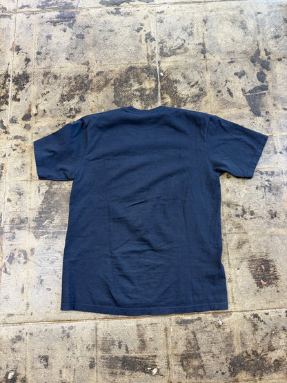 SUPREME RECORDS NAVY TEE (USED)