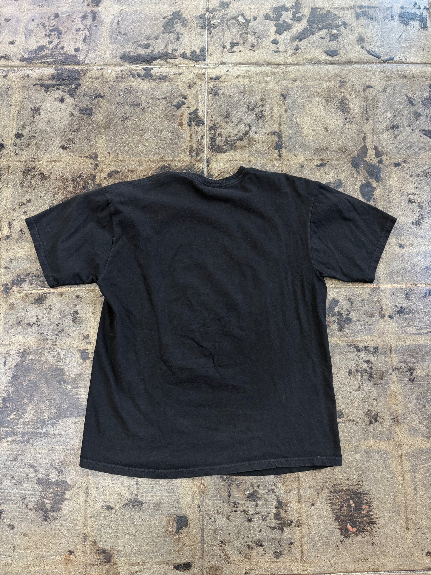 STUSSY BUBBLE CROWN GOLD TEE (USED)