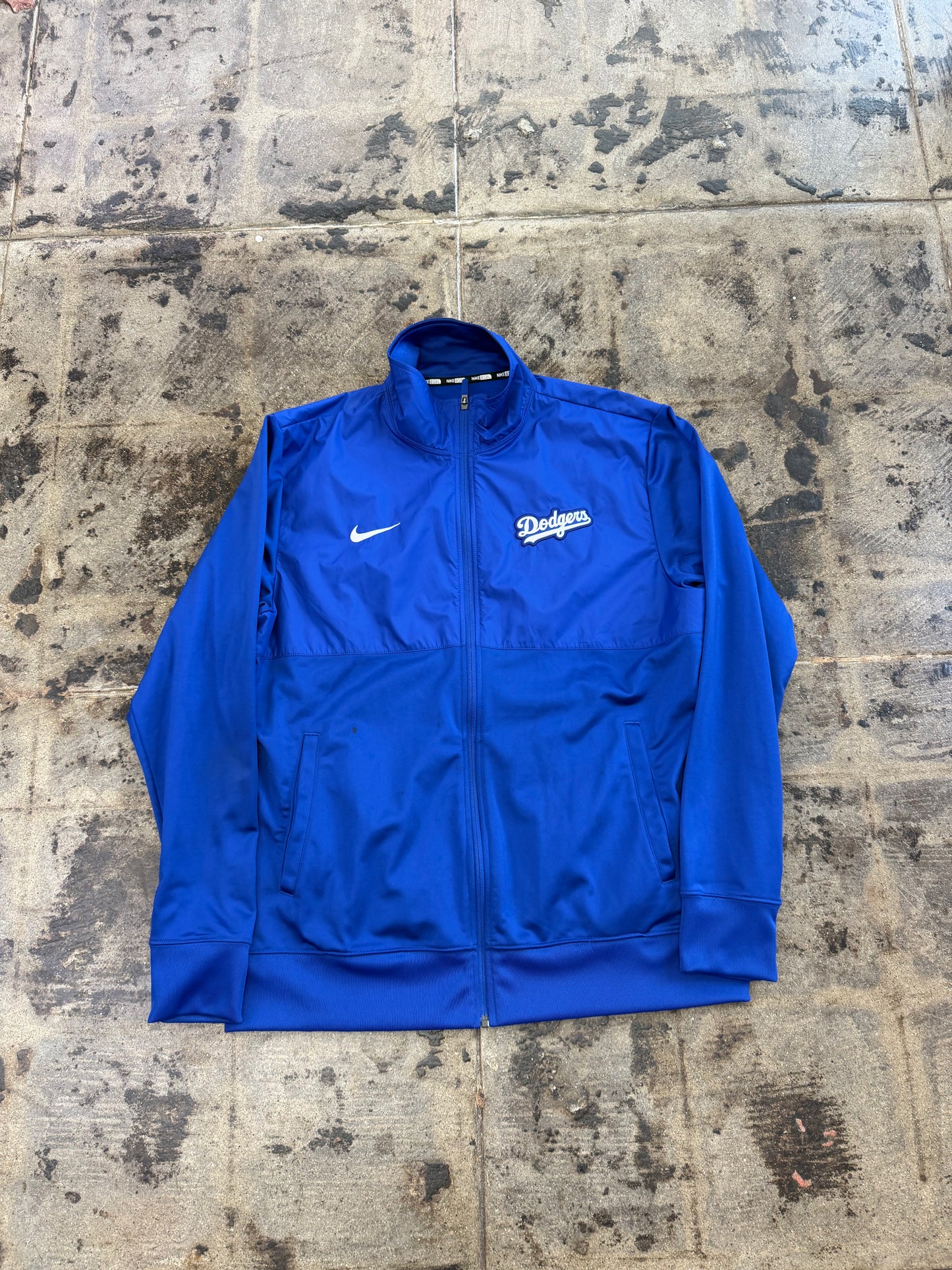 NIKE DODGERS BLUE ZIP UP JACKET