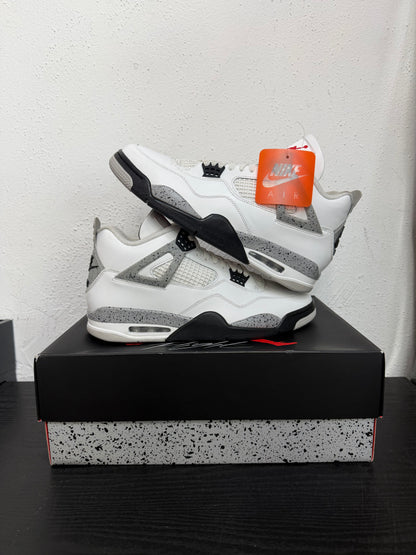 JORDAN 4 WHITE CEMENT (USED)