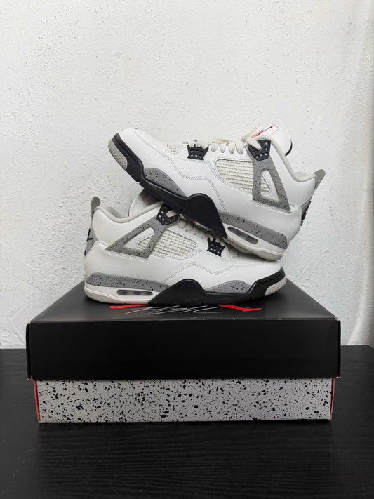 JORDAN 4 WHITE CEMENT (USED)