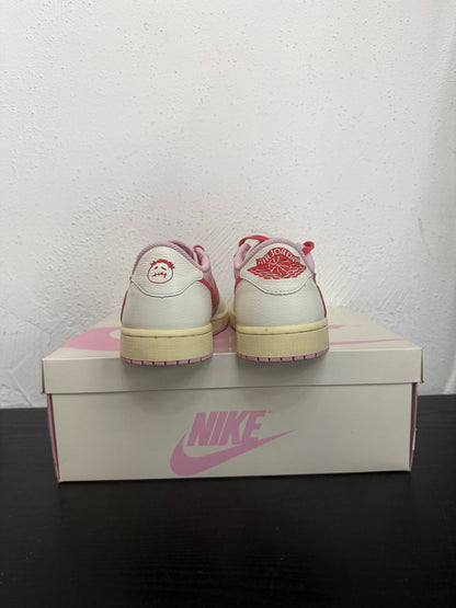 JORDAN 1 LOW TRAVIS SCOTT TROPICAL PINK (USED)
