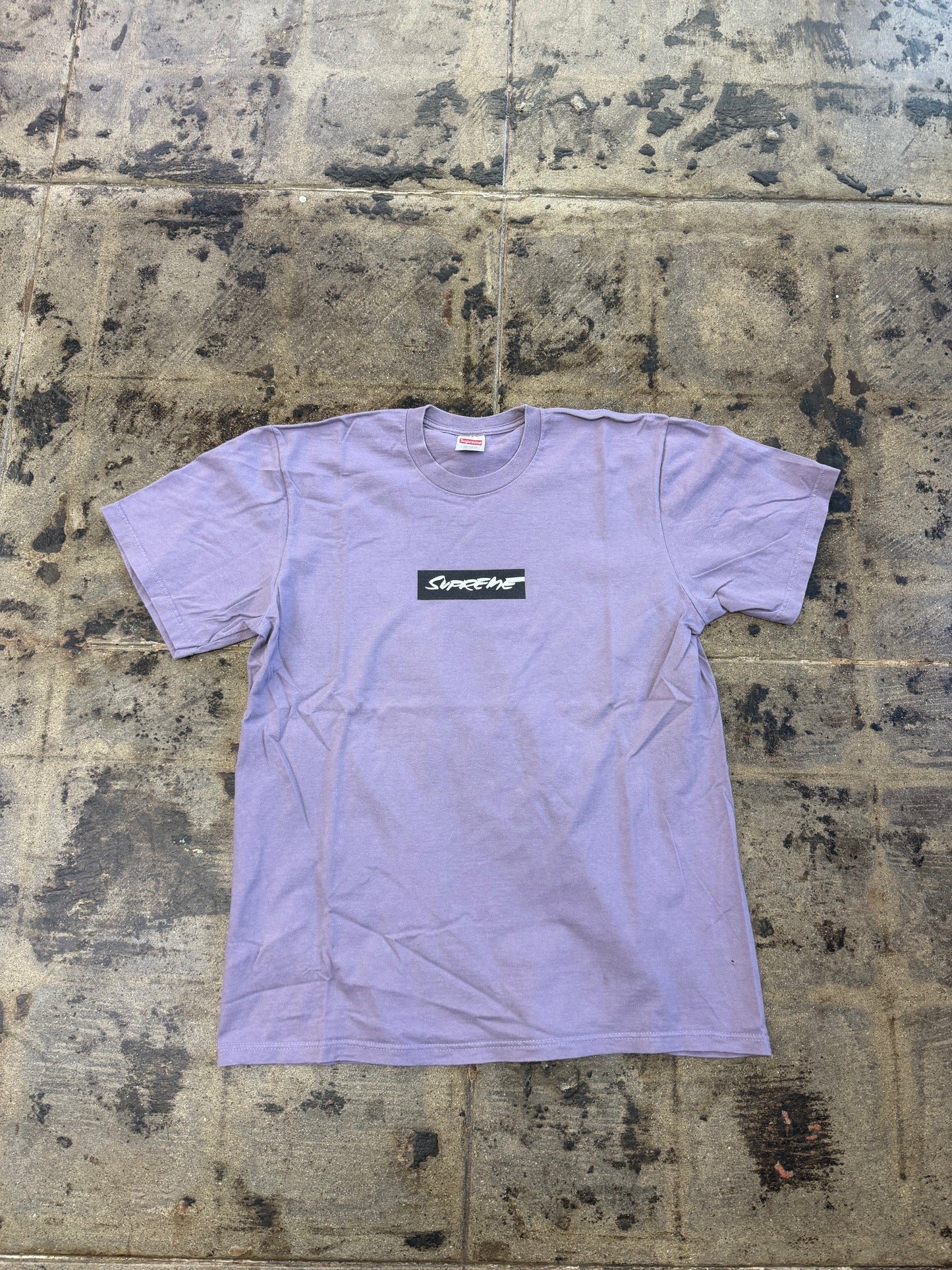 SUPREME FUTURA BOX LOGO PURPLE TEE (USED)