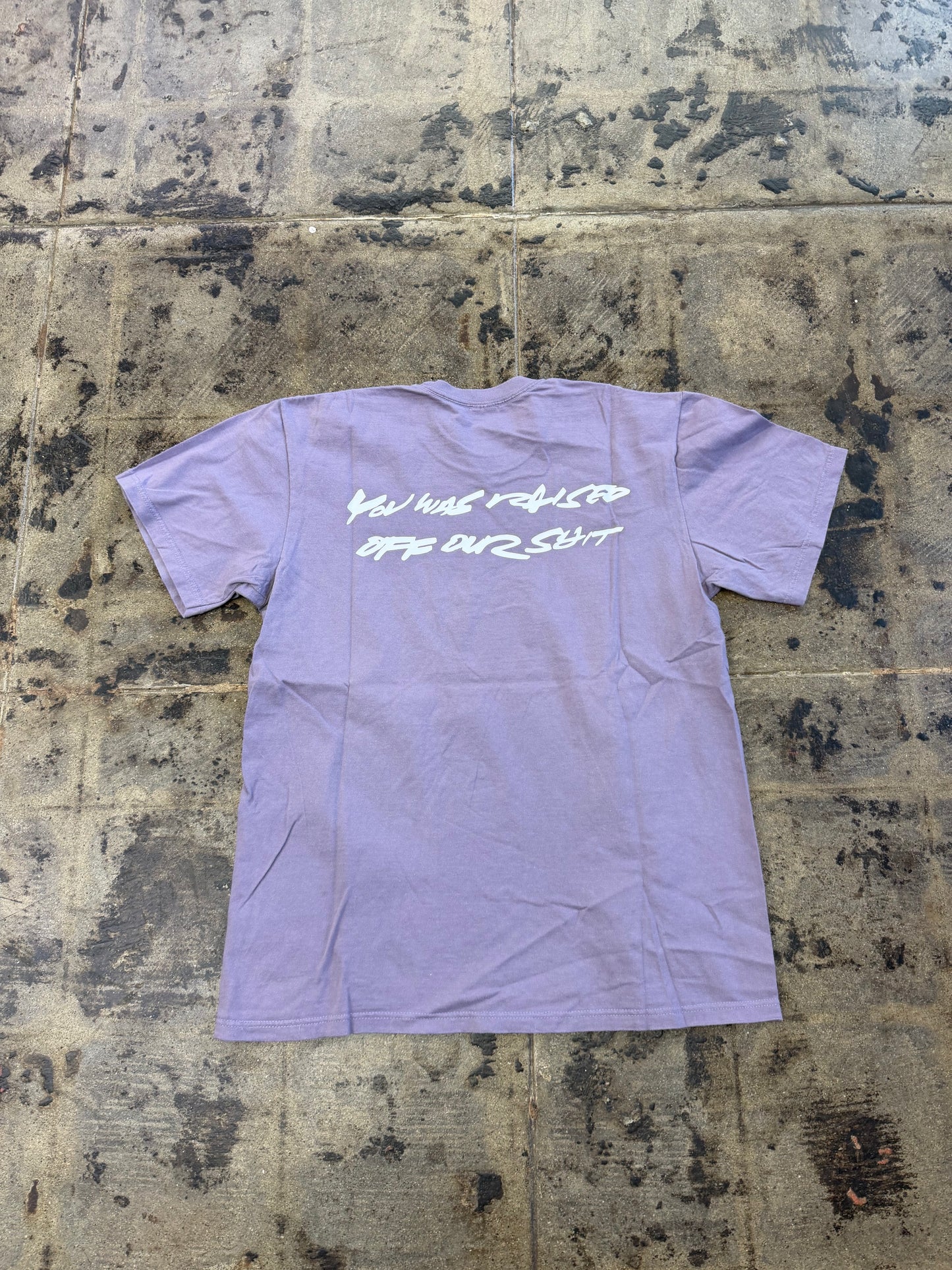 SUPREME FUTURA BOX LOGO PURPLE TEE (USED)