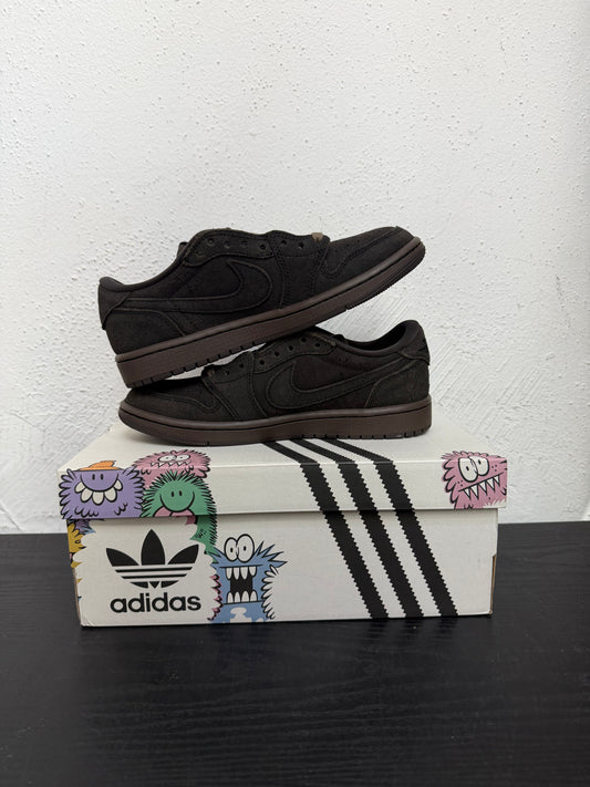 JORDAN 1 LOW TRAVIS SCOTT VELVET BROWN (REP BOX)