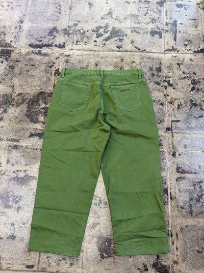 SUPREME BAGGY GREEN JEAN