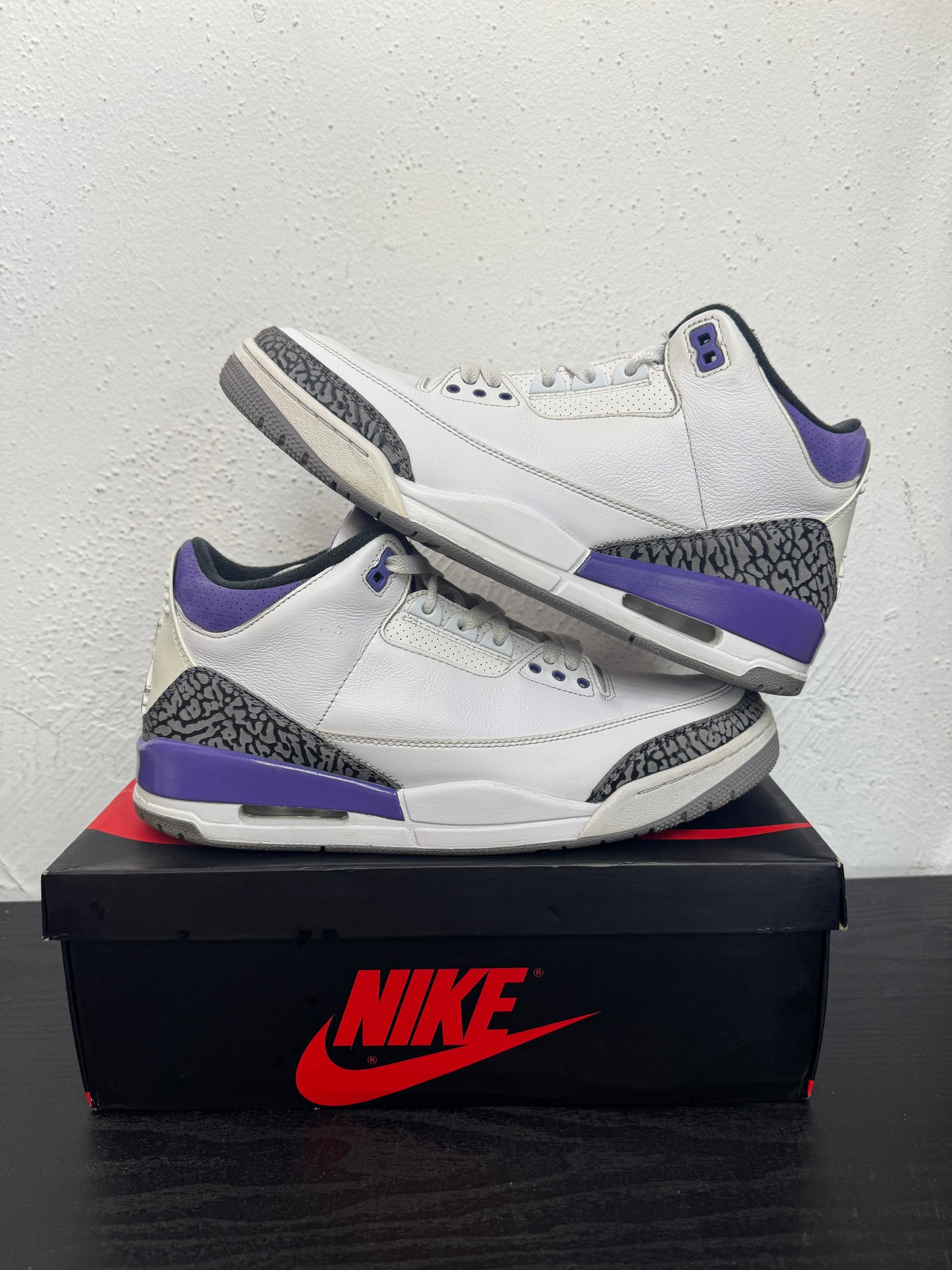 JORDAN 3 DARK IRIS (USED)