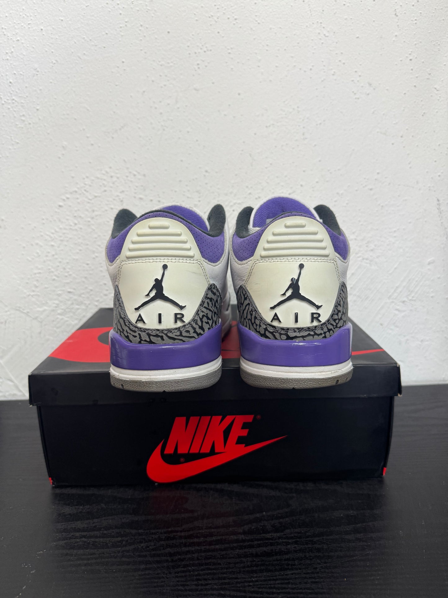 JORDAN 3 DARK IRIS (USED)
