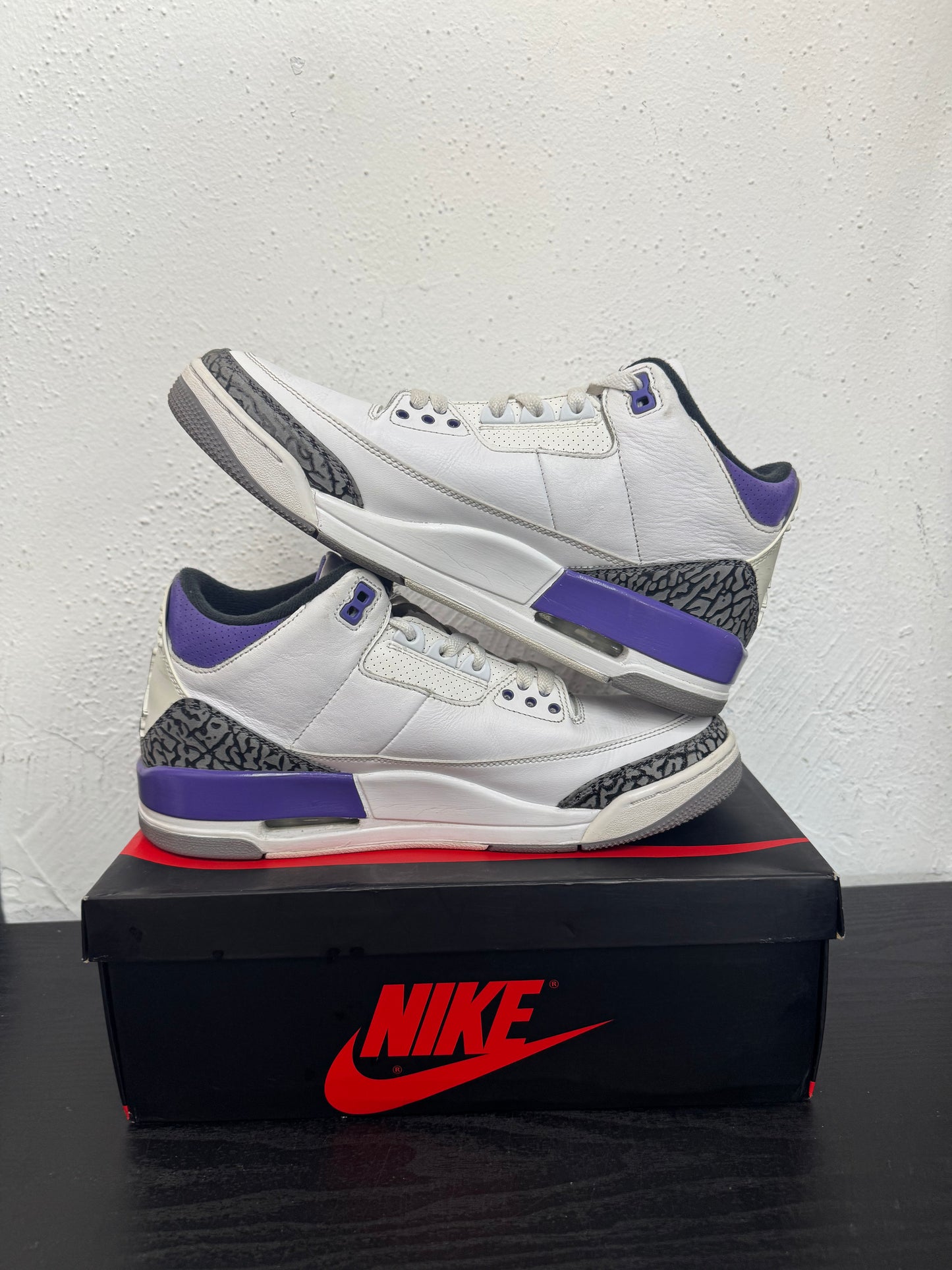 JORDAN 3 DARK IRIS (USED)