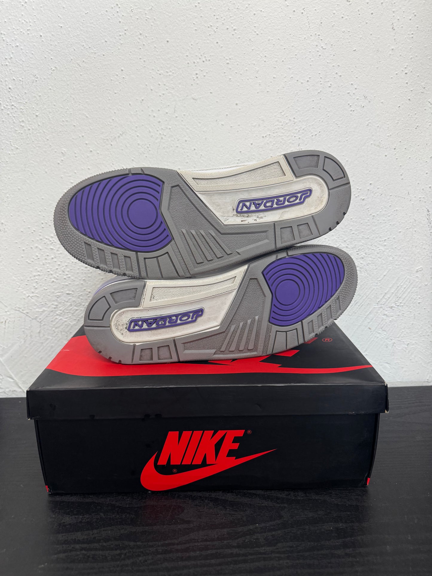 JORDAN 3 DARK IRIS (USED)