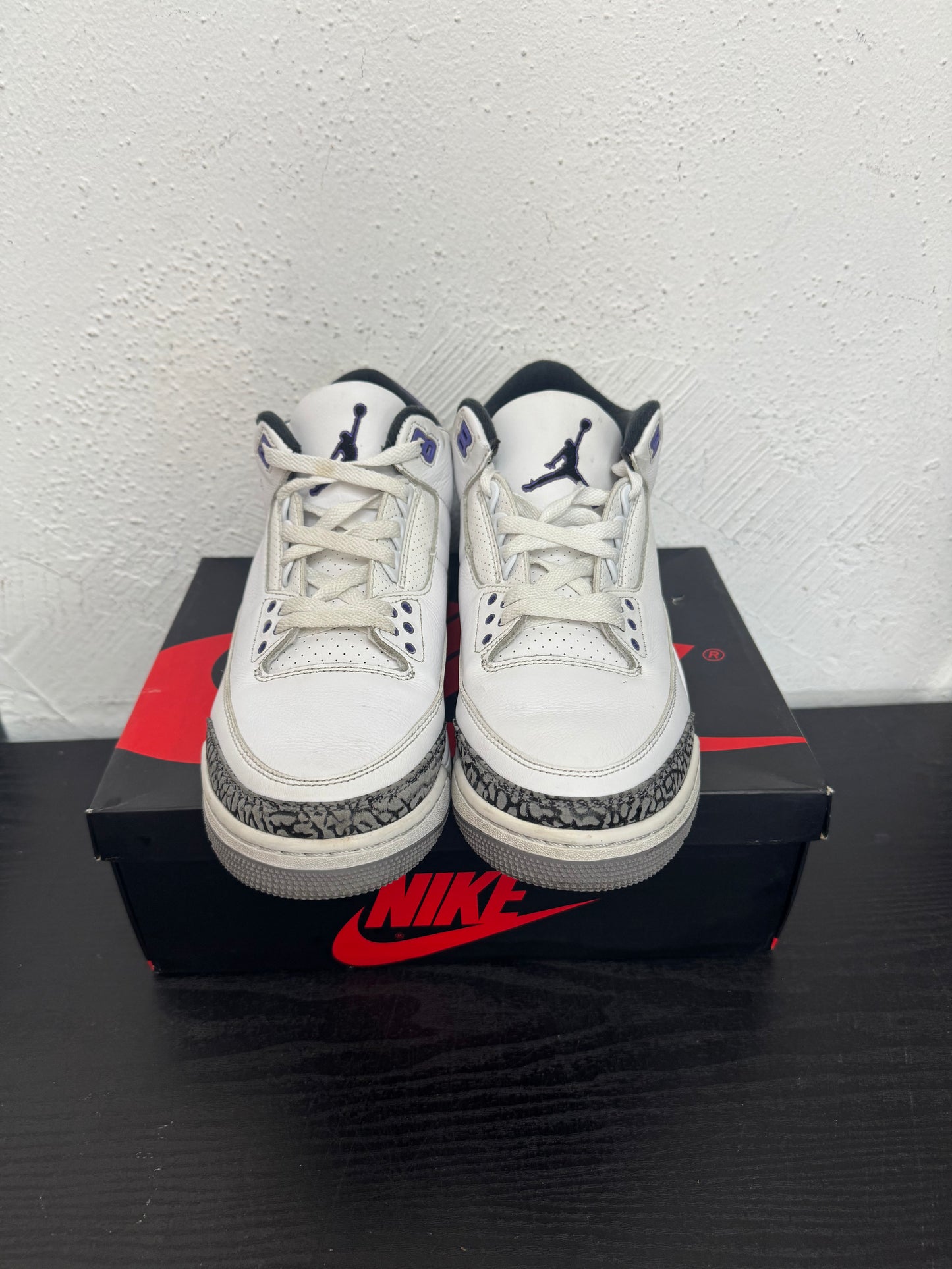 JORDAN 3 DARK IRIS (USED)