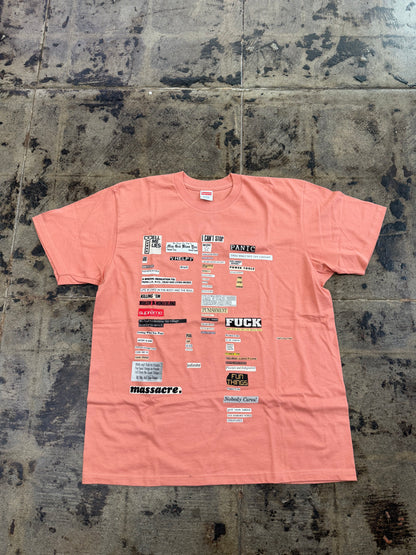 SUPREME CUTOUT TERRA COTTA TEE (USED)