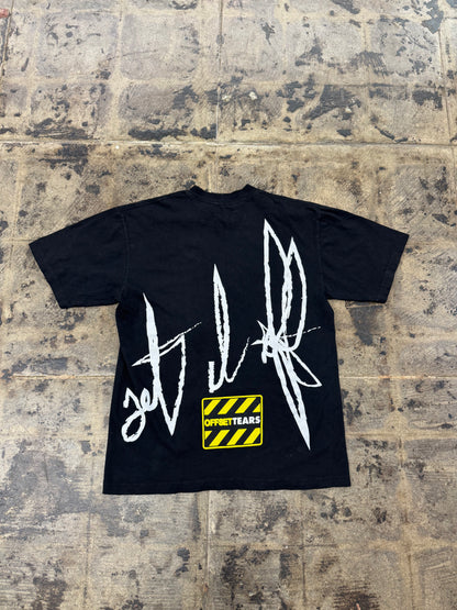 DENIM TEARSx OFFSET SET IT OFF TEE