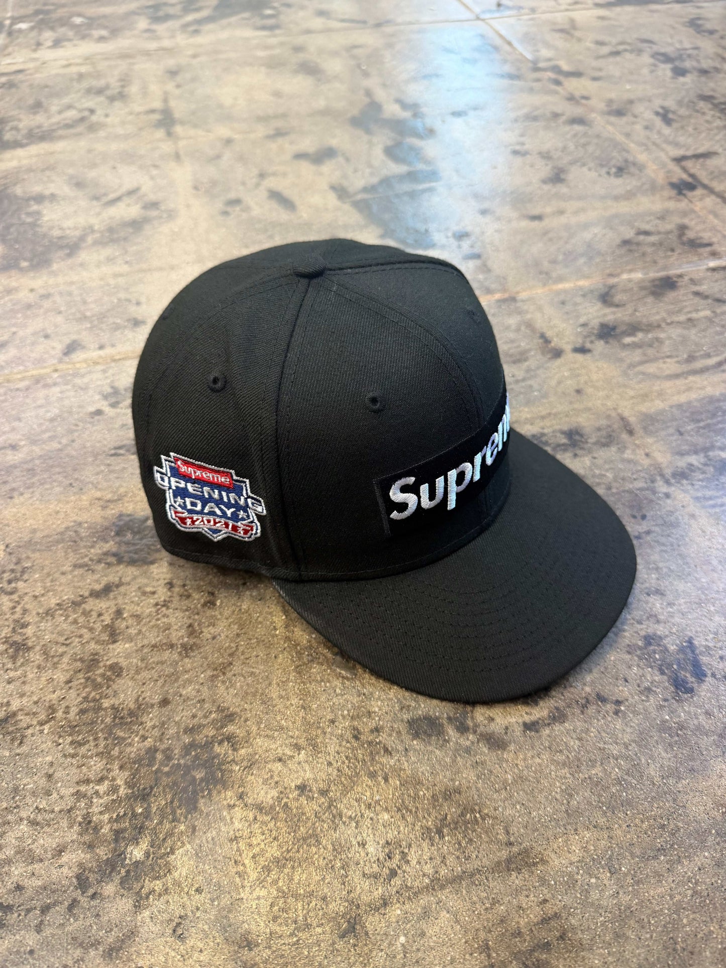 SUPREME NO COMP BOX LOGO FITTED HAT (USED)