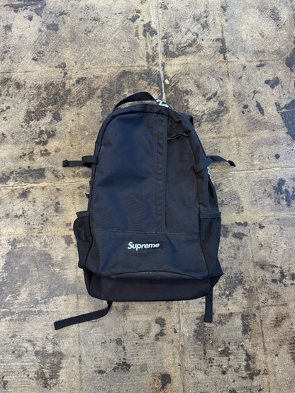 SUPREME BLACK BACKPACK SS18 (USED)