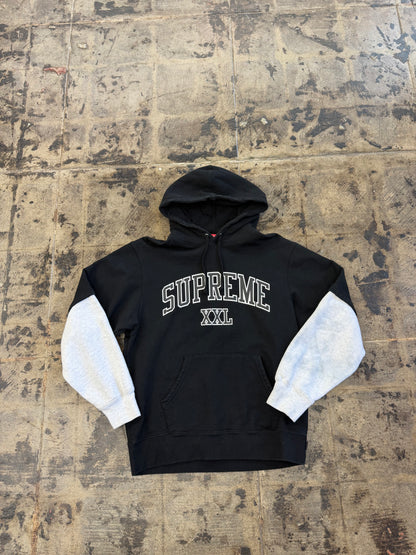 SUPREME XXL HOODIE BLK/GREY