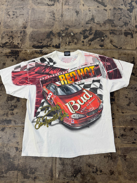 NASCAR VINTAGE DALE EARNHART JR AOP TEE