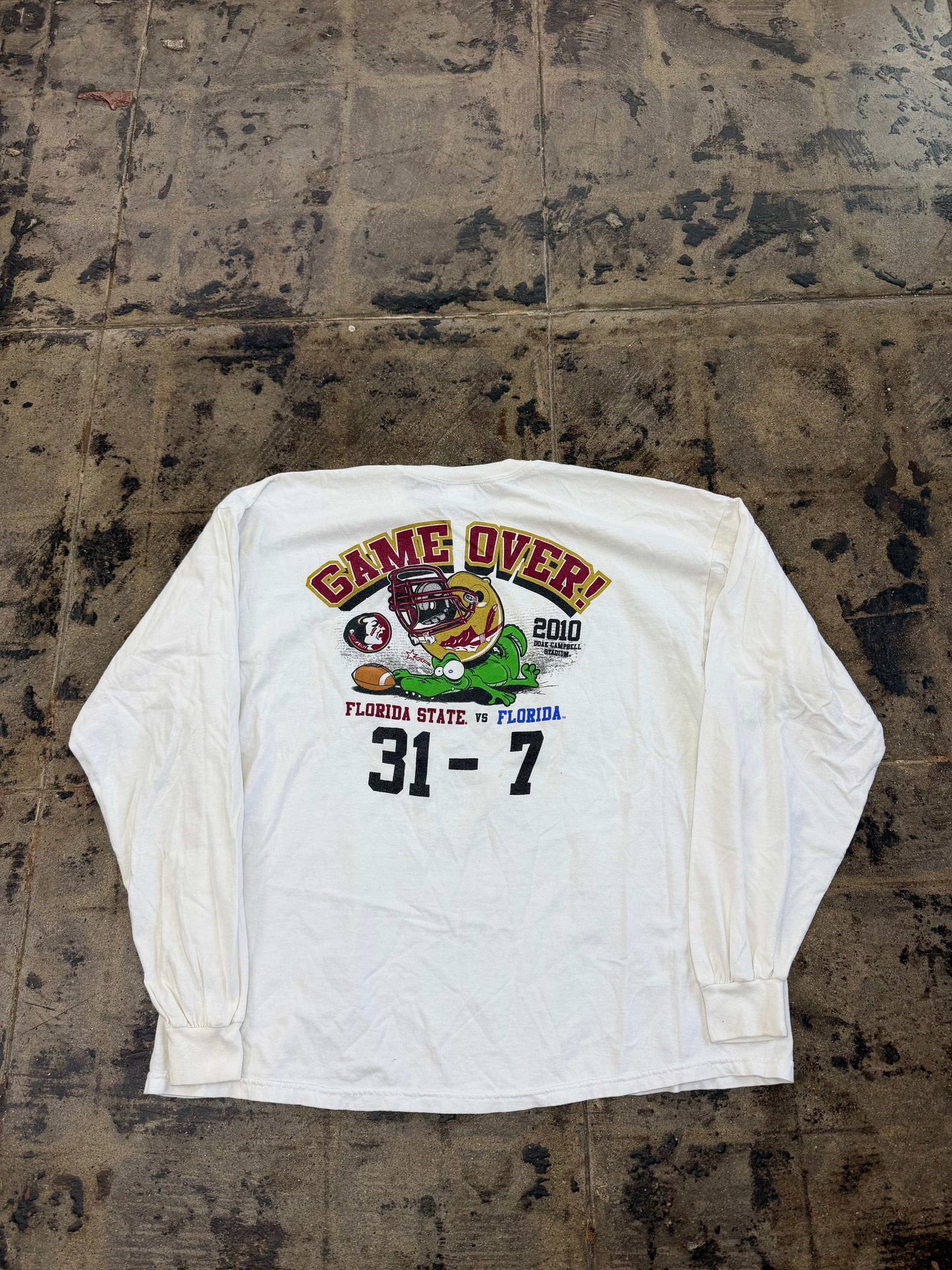 2010 FLORDIA STATE GAME OVER L/S TEE