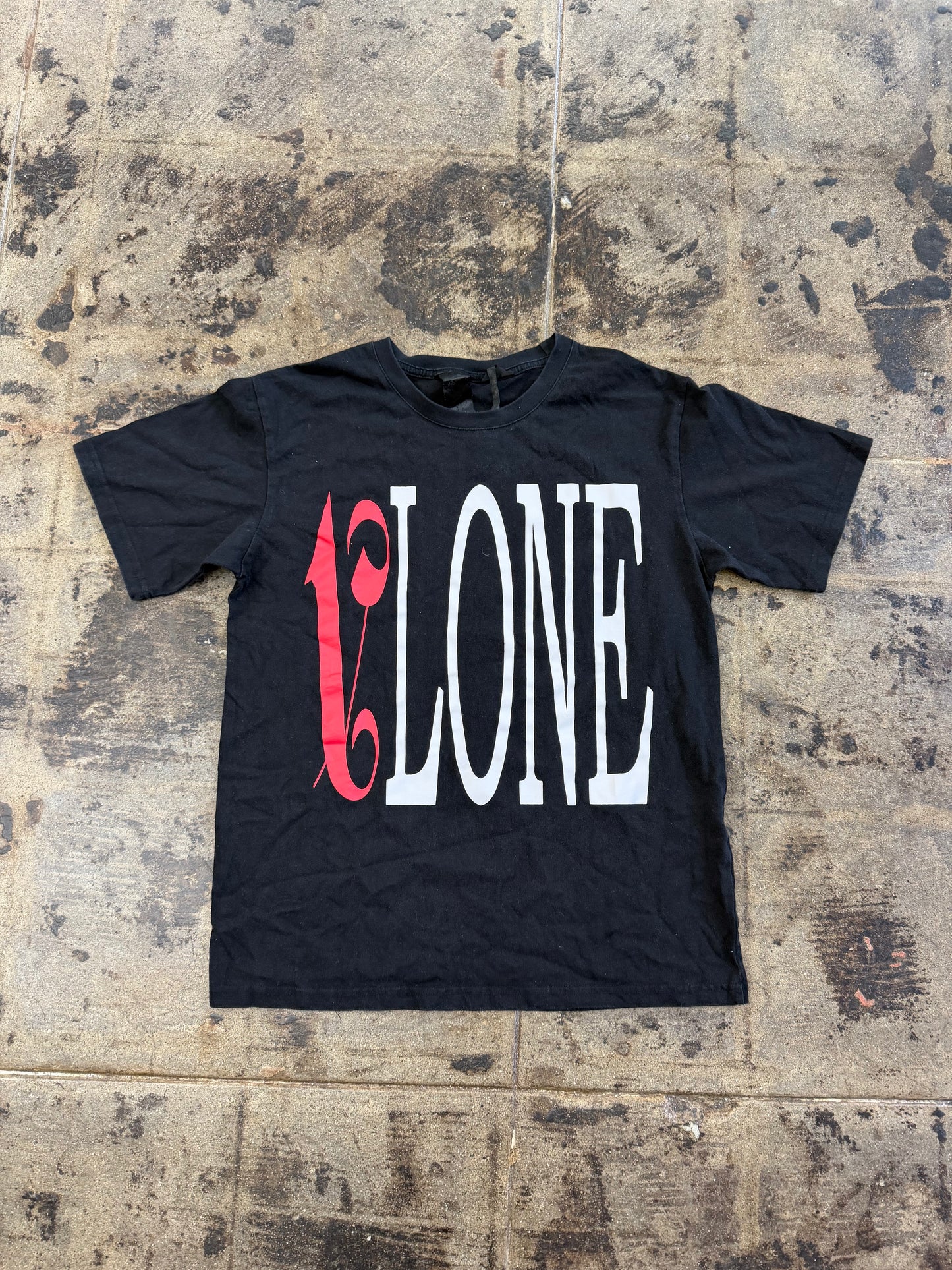 VLONE x PALM ANGELS DOUBLE SIDED BLK TEE