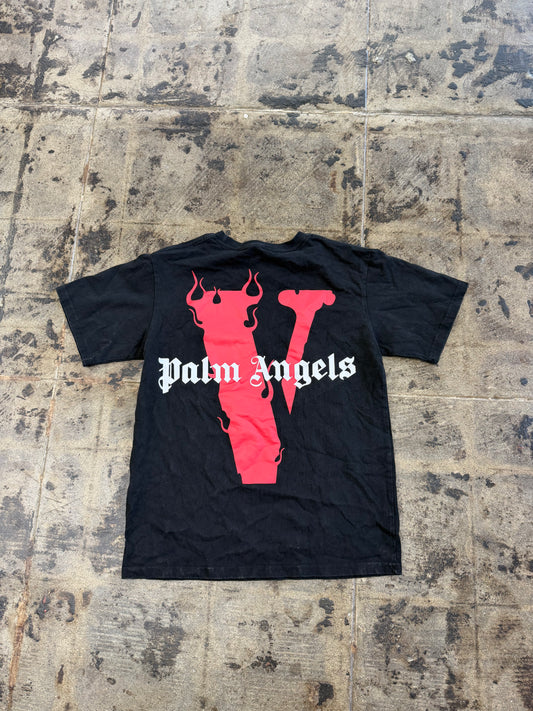 VLONE x PALM ANGELS DOUBLE SIDED BLK TEE