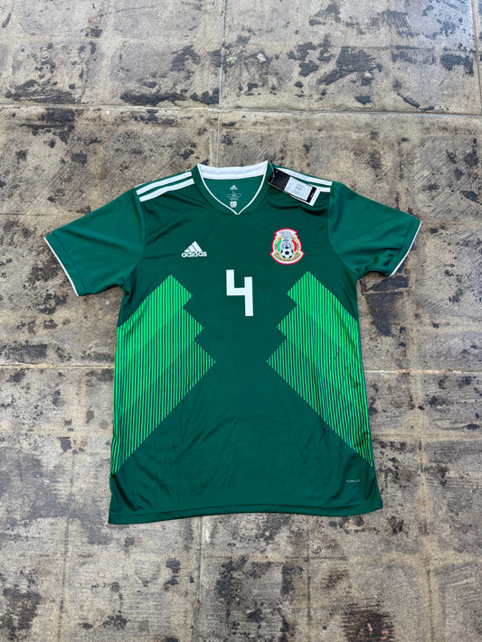 ADIDAS 2018 NATIONAL MEXICO WORLD CUP JERSEY #4 R. MARQUEZ