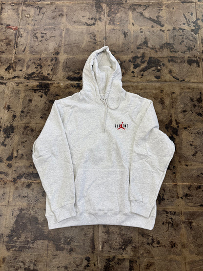 SUPREME JORDAN ASH GREY HOODIE