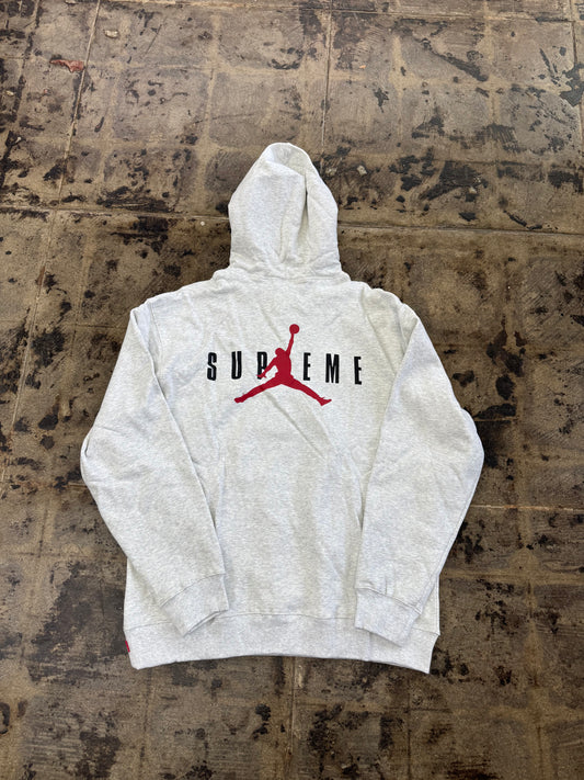 SUPREME JORDAN ASH GREY HOODIE