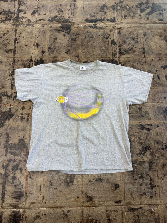 LA LAKERS GREY TEE