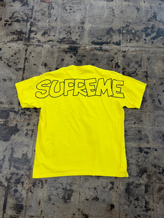 SUPREME SMURF YELLOW TEE