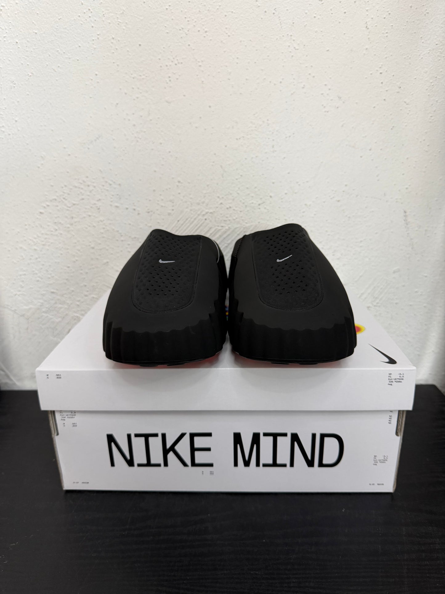 NIKE MIND 001 SLIDE BLACK CHROME