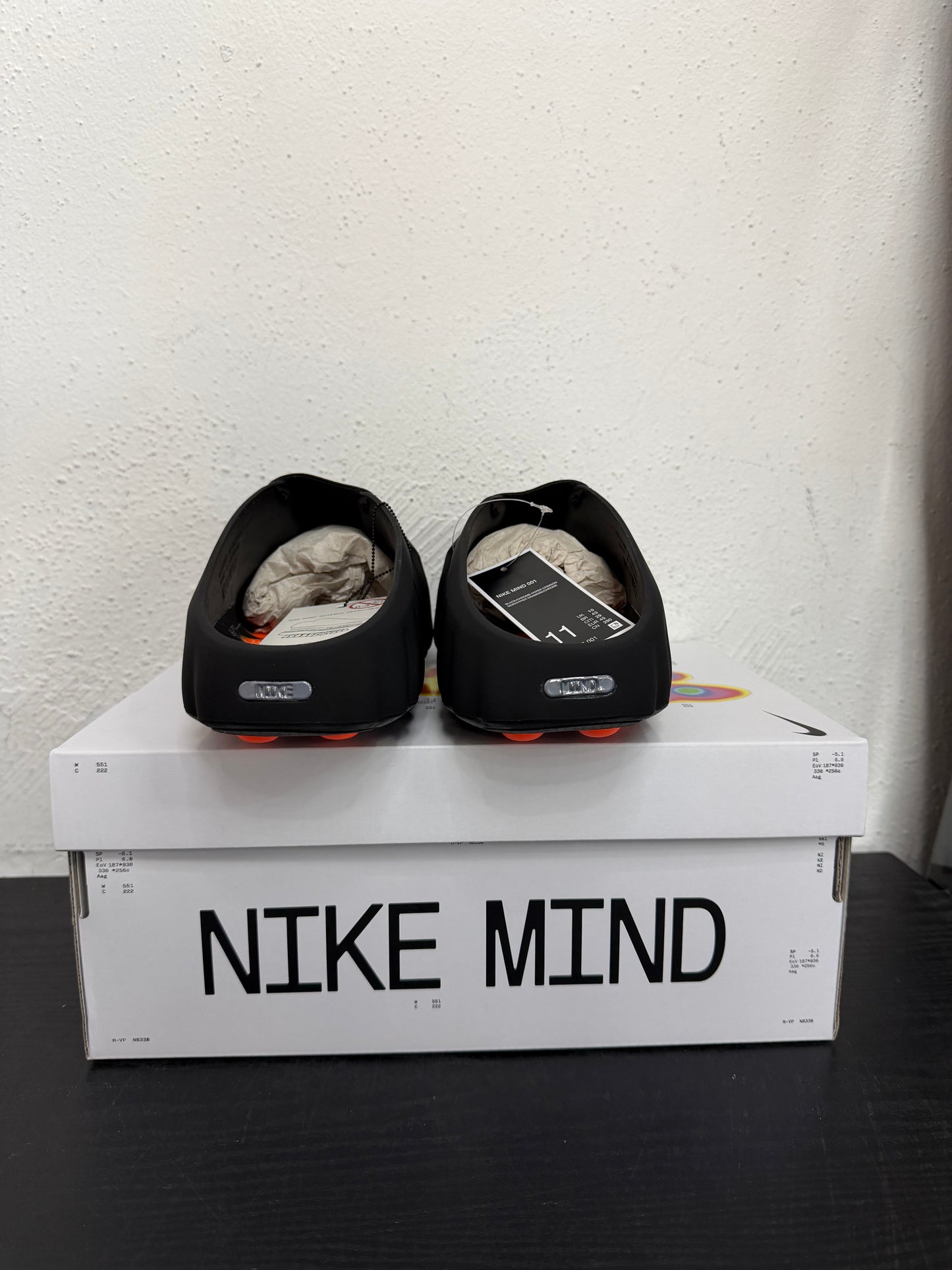 NIKE MIND 001 SLIDE BLACK CHROME