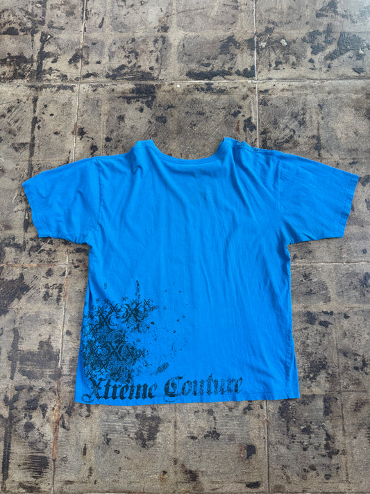 EXTREME COUTURE BLUE TEE