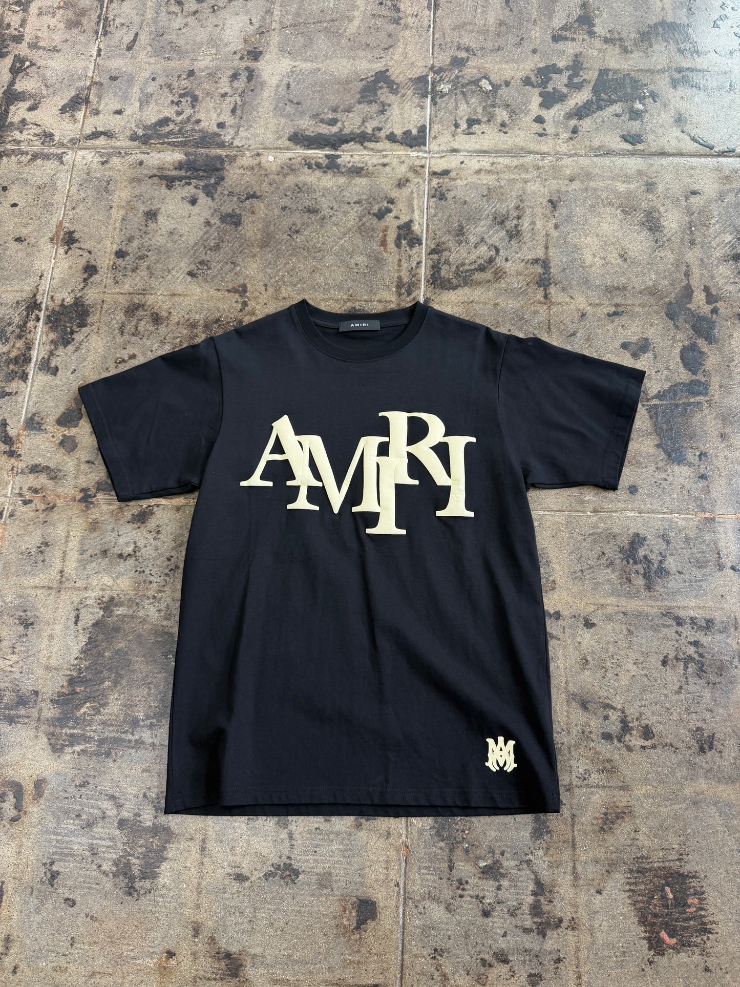 AMIRI STAGGERED LOGO TEE