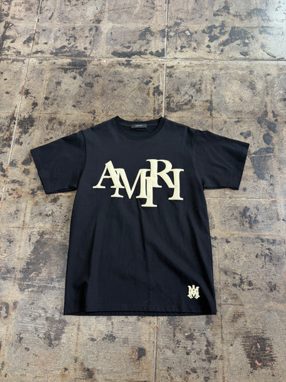 AMIRI STAGGERED LOGO TEE