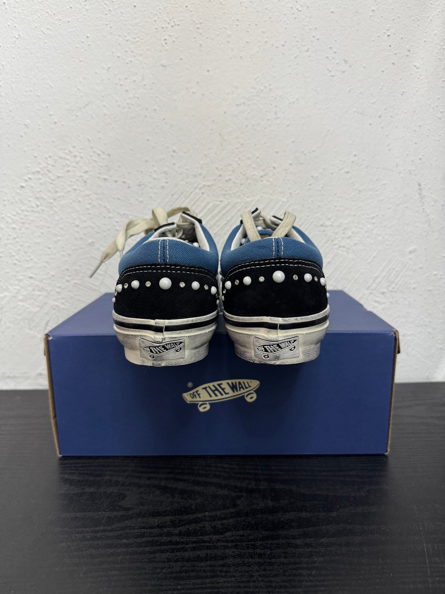 VANS OLD SKOOL PEARLZED BLACK/NAVY