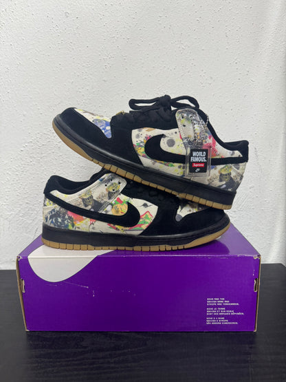 DUNK LOW SB SUPREME RAMMELLZEE (USED)