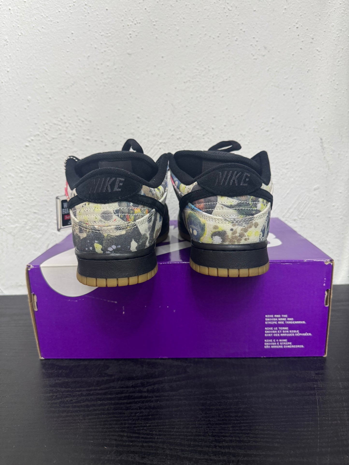DUNK LOW SB SUPREME RAMMELLZEE (USED)