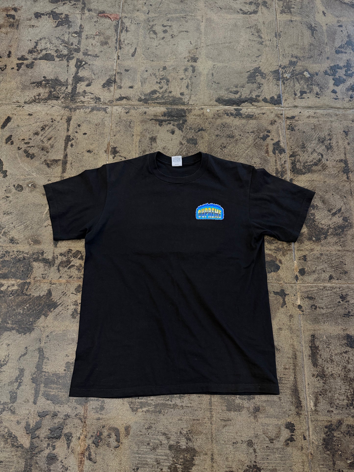 SUPREME CHROME BLACK TEE