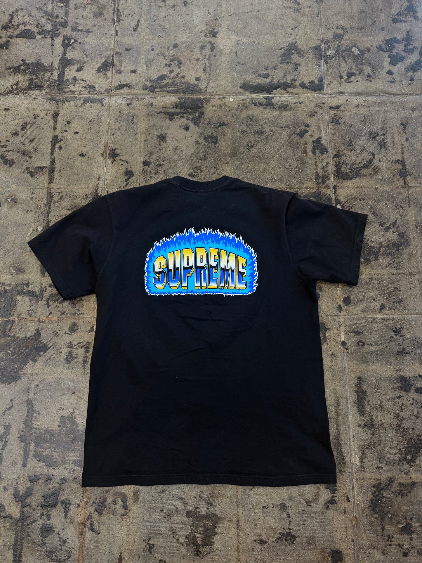 SUPREME CHROME BLACK TEE