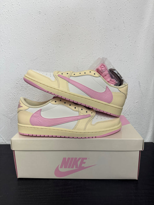 JORDAN 1 LOW TRAVIS SCOTT SHY PINK