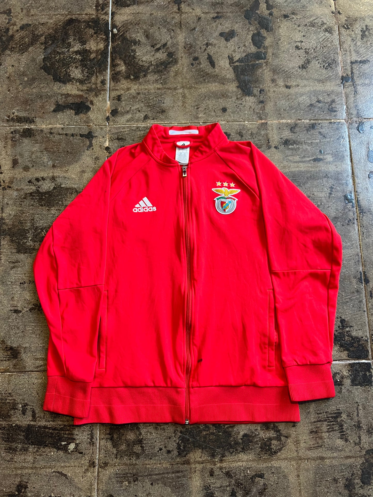 RED ADIDAS BENFICA ZIPUP