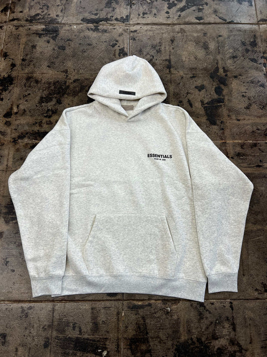 ESSENTIALS  FLEECE HOODIE LIGHT OATMEAL
