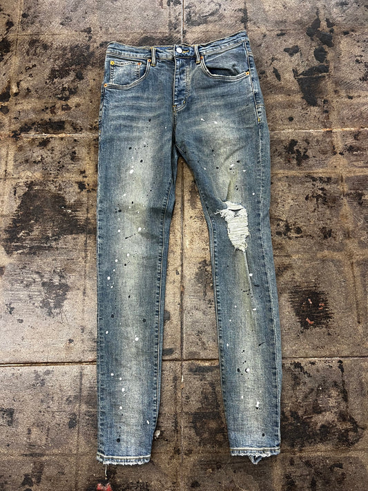 PURPLE DENIM JEANS