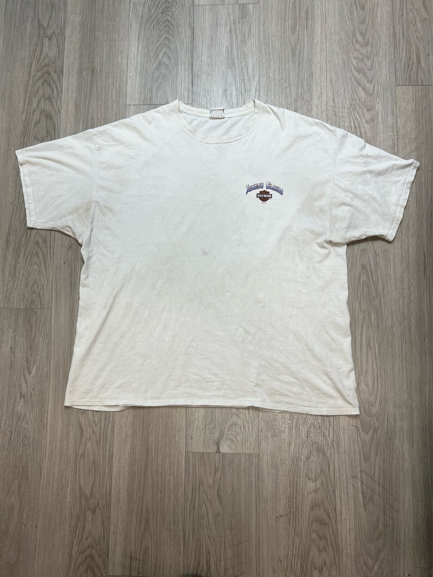 WHITE HARLEY-DAVIDSON TEE SZ: 3XL