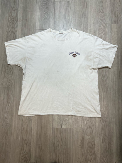 WHITE HARLEY-DAVIDSON TEE SZ: 3XL