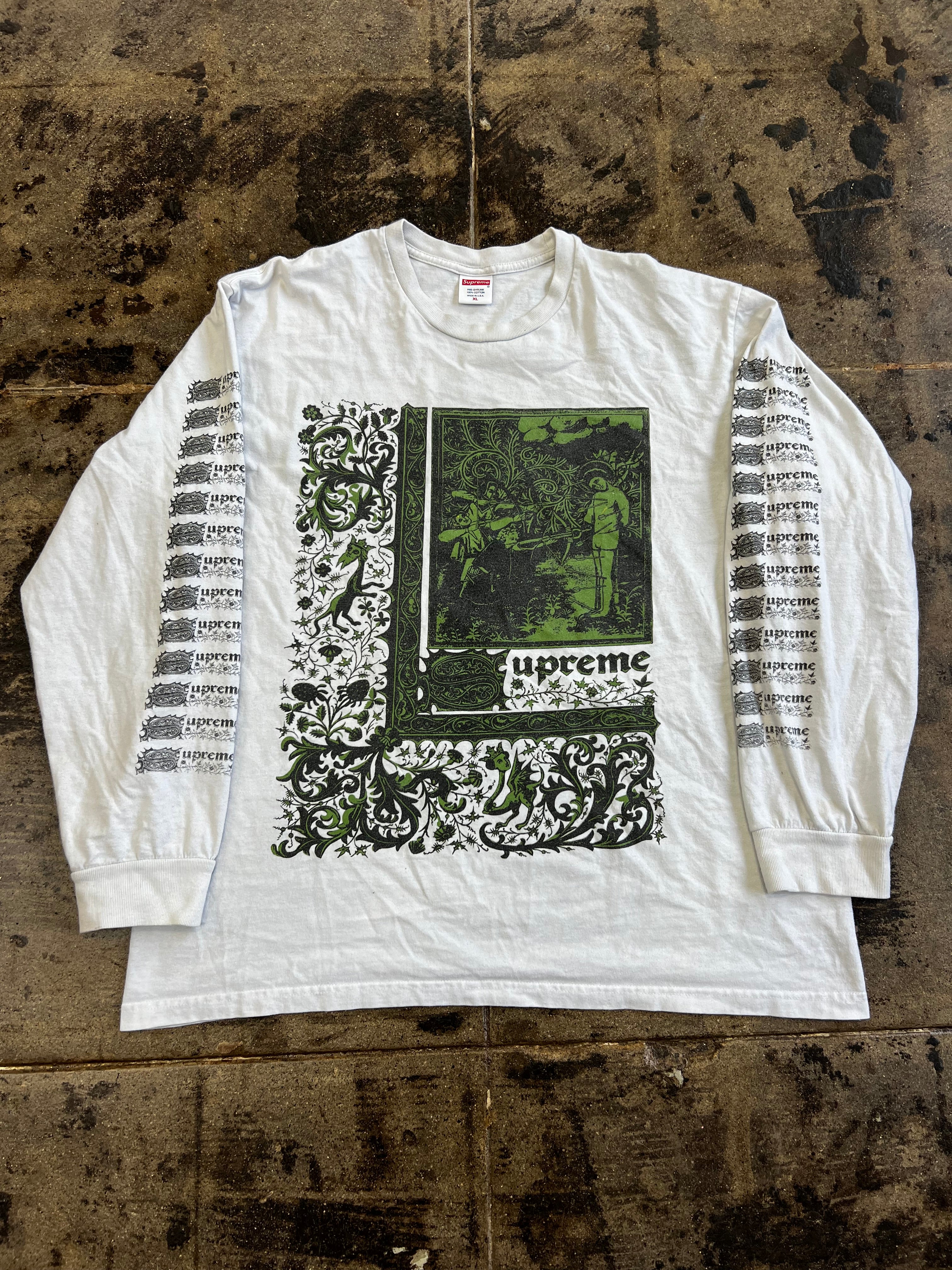SUPREME SAINT SEBASTIAN WHITE L-S TEE – Street Culture