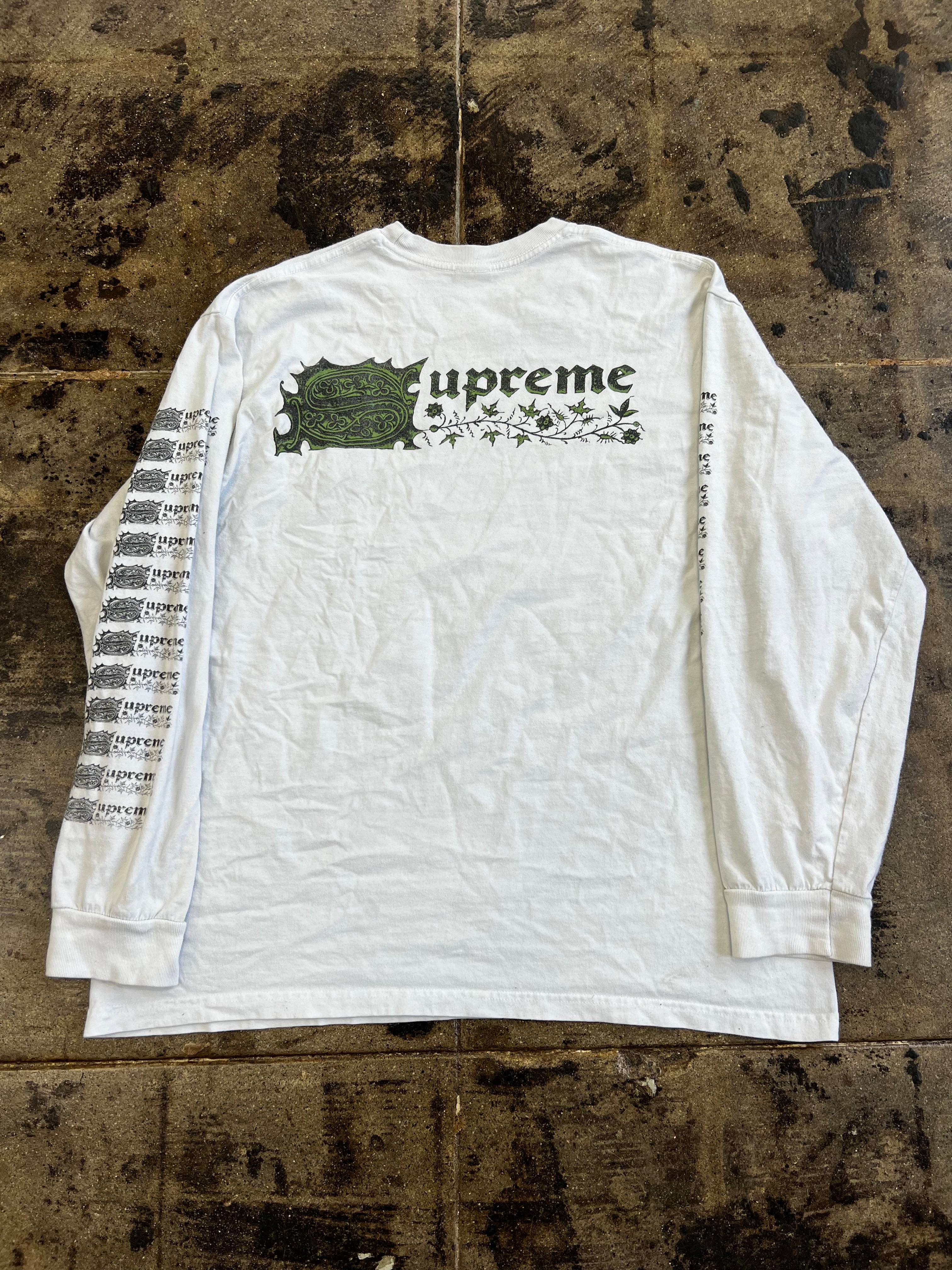 トップス Supreme Saint Sebastian L/S Tee White XL SUPREME SAINT SEBASTIAN WHITE L-S TEE – Street Culture