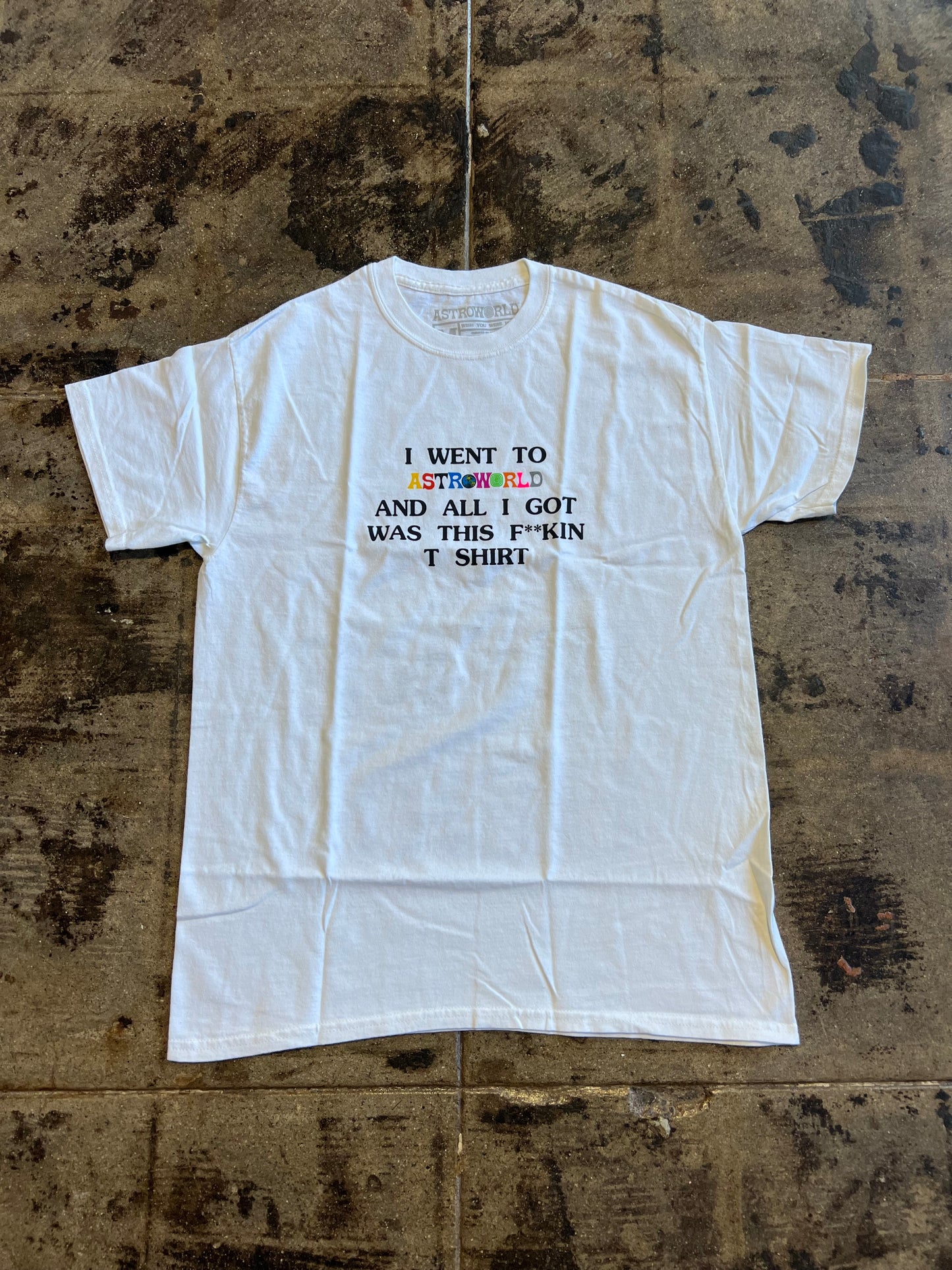 TRAVIS SCOTT I WENT TO  ASTROWORLD  TEE
