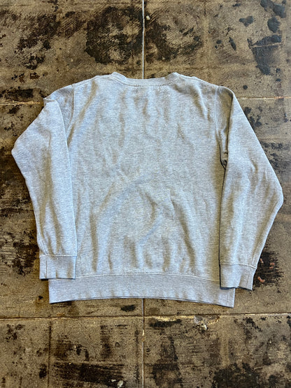 GREY STUSSY CREWNECK